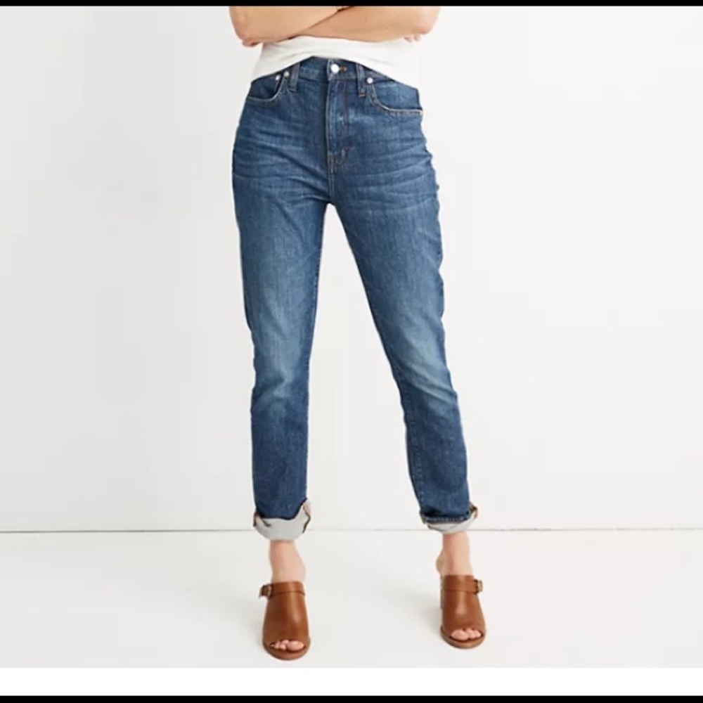 Madewell 10" High Rise Boyfriend Jeans Sz 25P